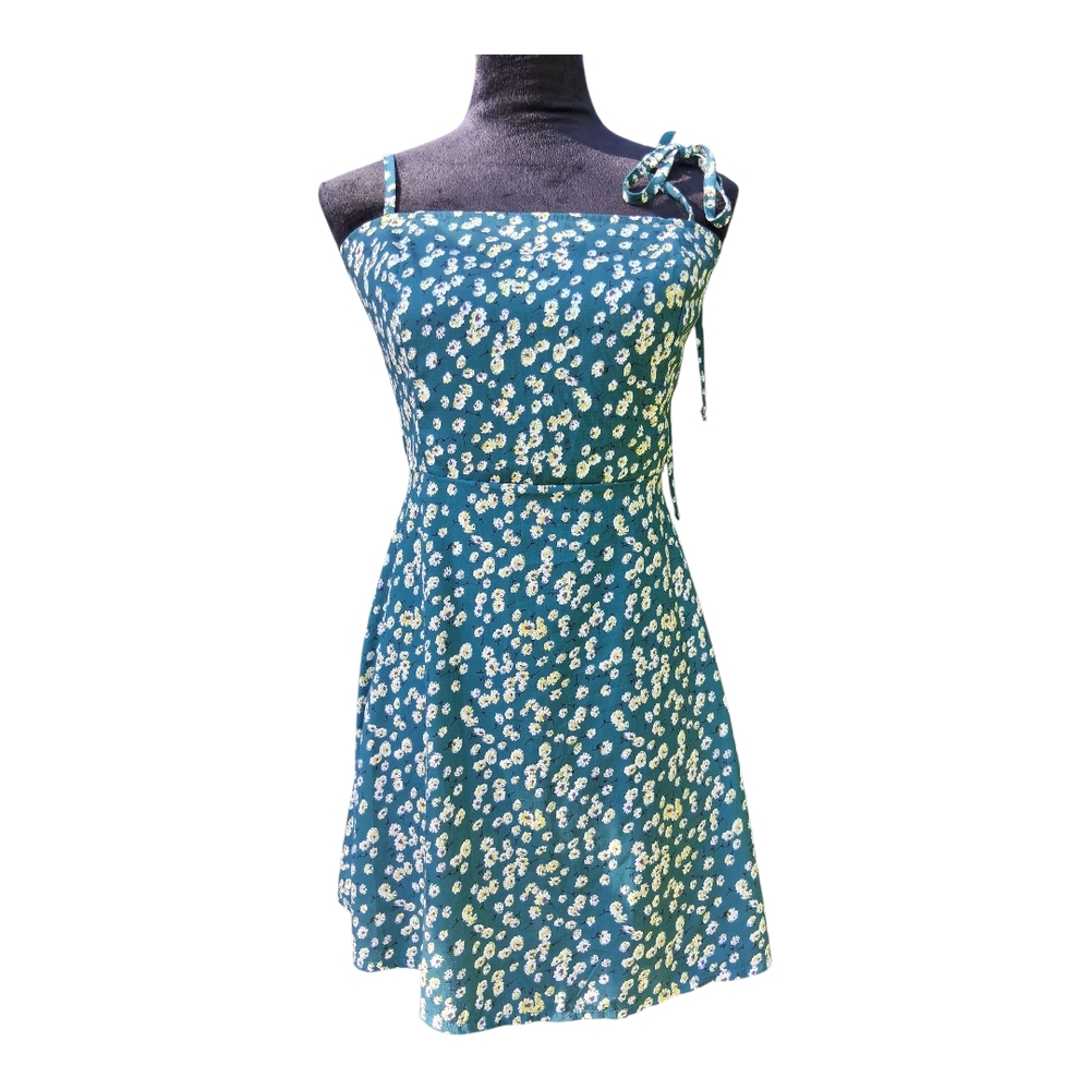 Floral Blue Dress